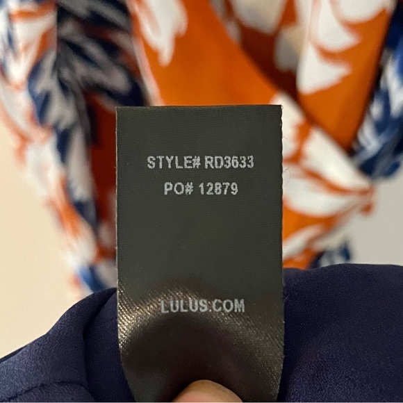 Lulu's Women's High Low Wrap Dress Desert
Trip Rust Orange Floral Print XL - Picture 13 of 13